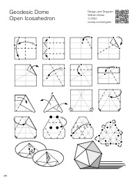 Geodesic Dome Open Icosahedron from Square